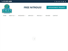 Tablet Screenshot of drpaultally.com